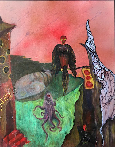 Enter Do Not Enter, 16x20, Acrylic on Canvas