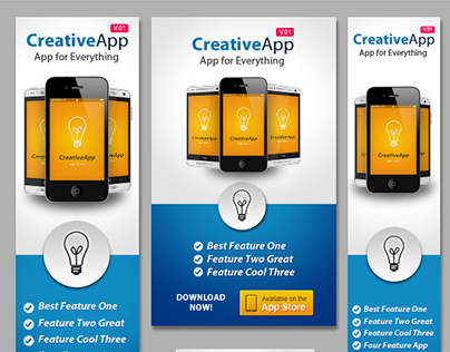 Buhari Buhari Creativeapp Mobile App Banner Ads Design