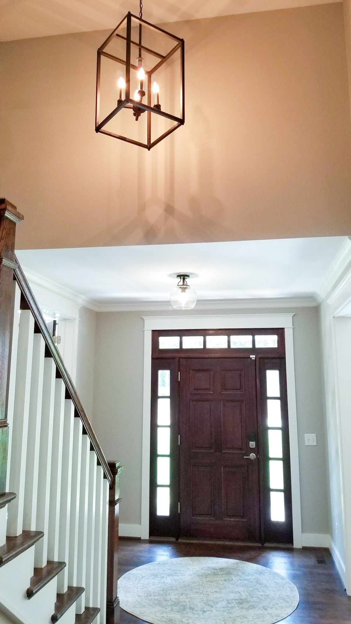 Personal Selections: Flooring & lighting. Other selections made by Model Home Interiors.