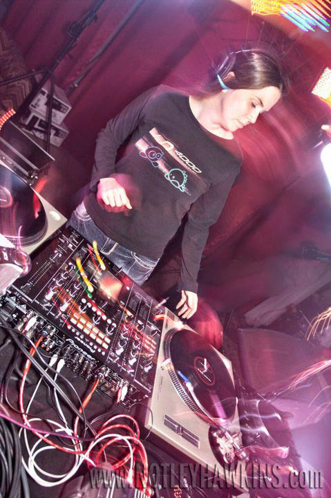 Merchandise: artist HD4000 wearing the Spectrogram design long sleeved shirt