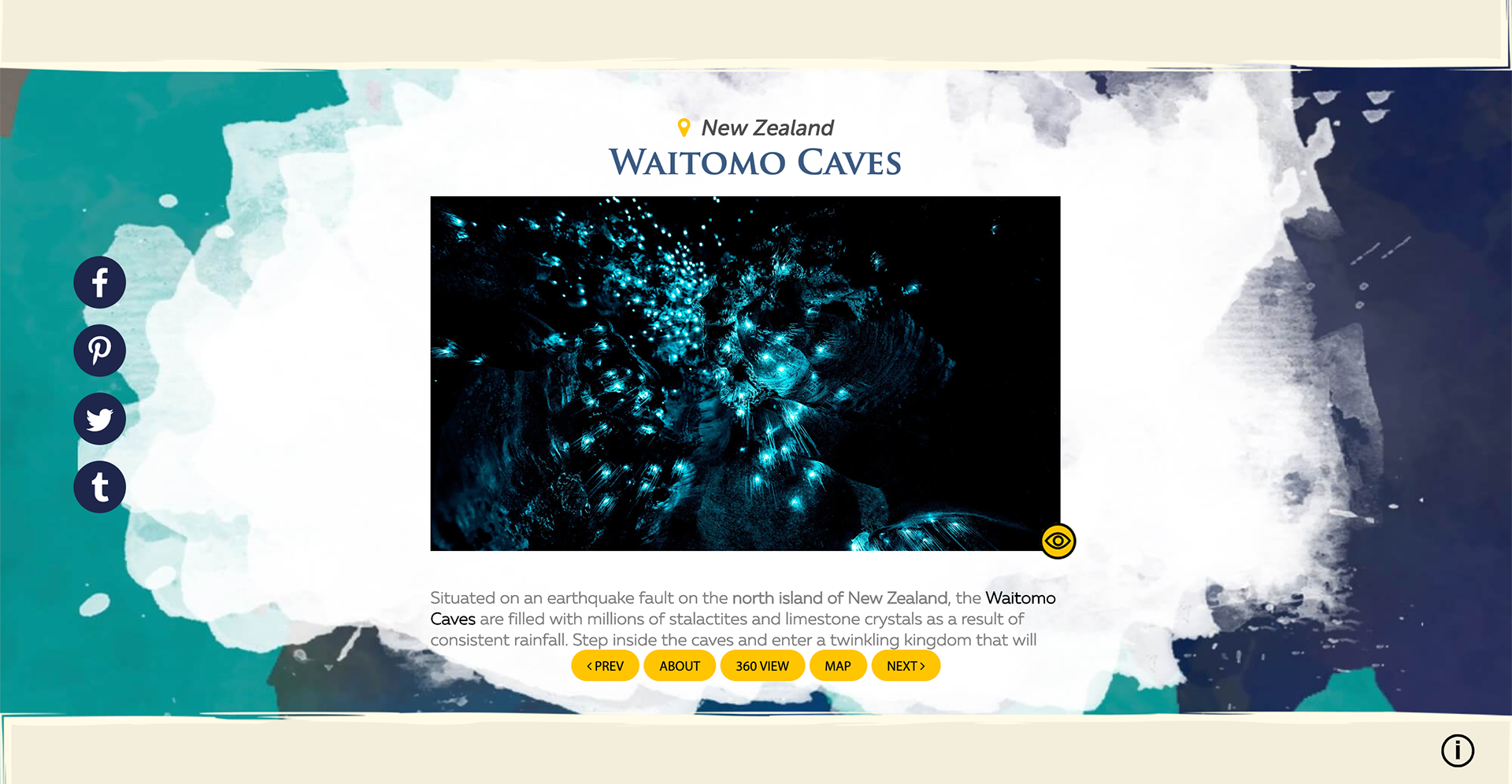 Expedia - Otherwordly Places Microsite, 2018