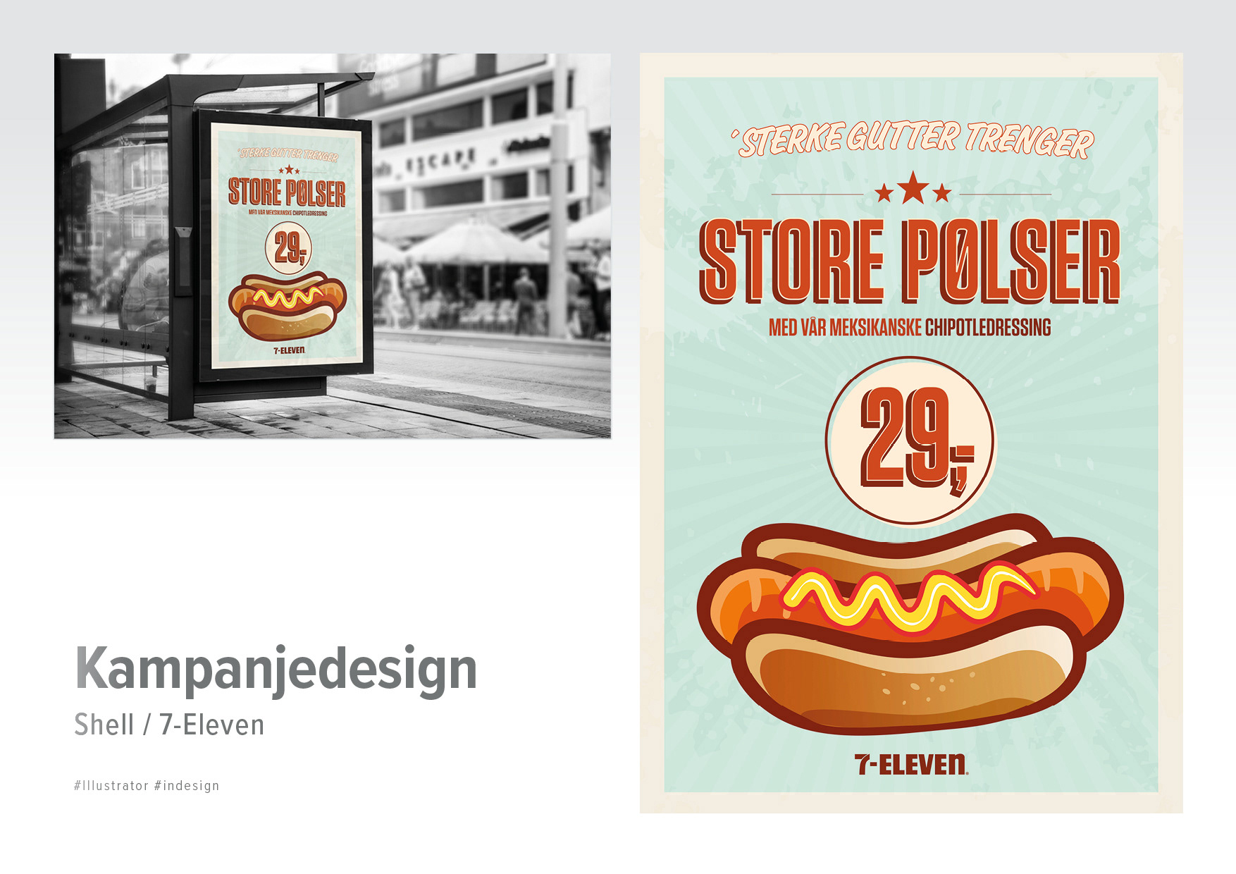 Kampanjeplakat 7-Eleven