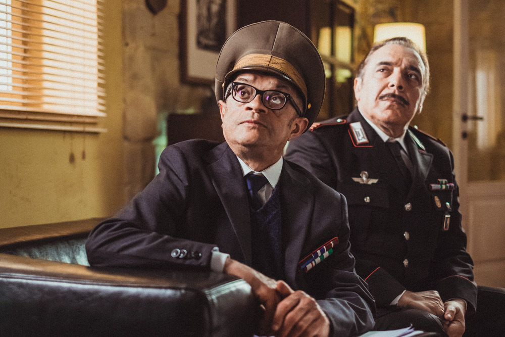 Nino Frassica, Francesco Scali, Simone Montedoro, Pietro Pulcini e Nadir Caselli in Don Matteo