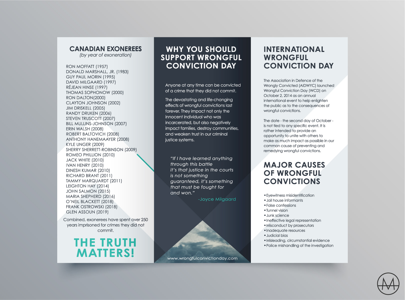 Wrongful Conviction Day Pamphlet 2