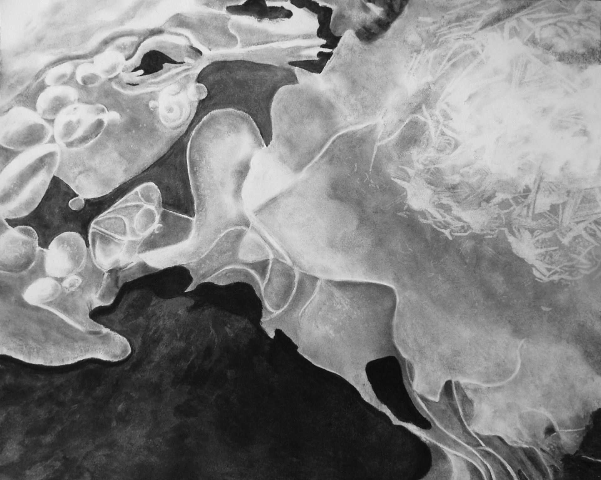 Ice; Charcoal