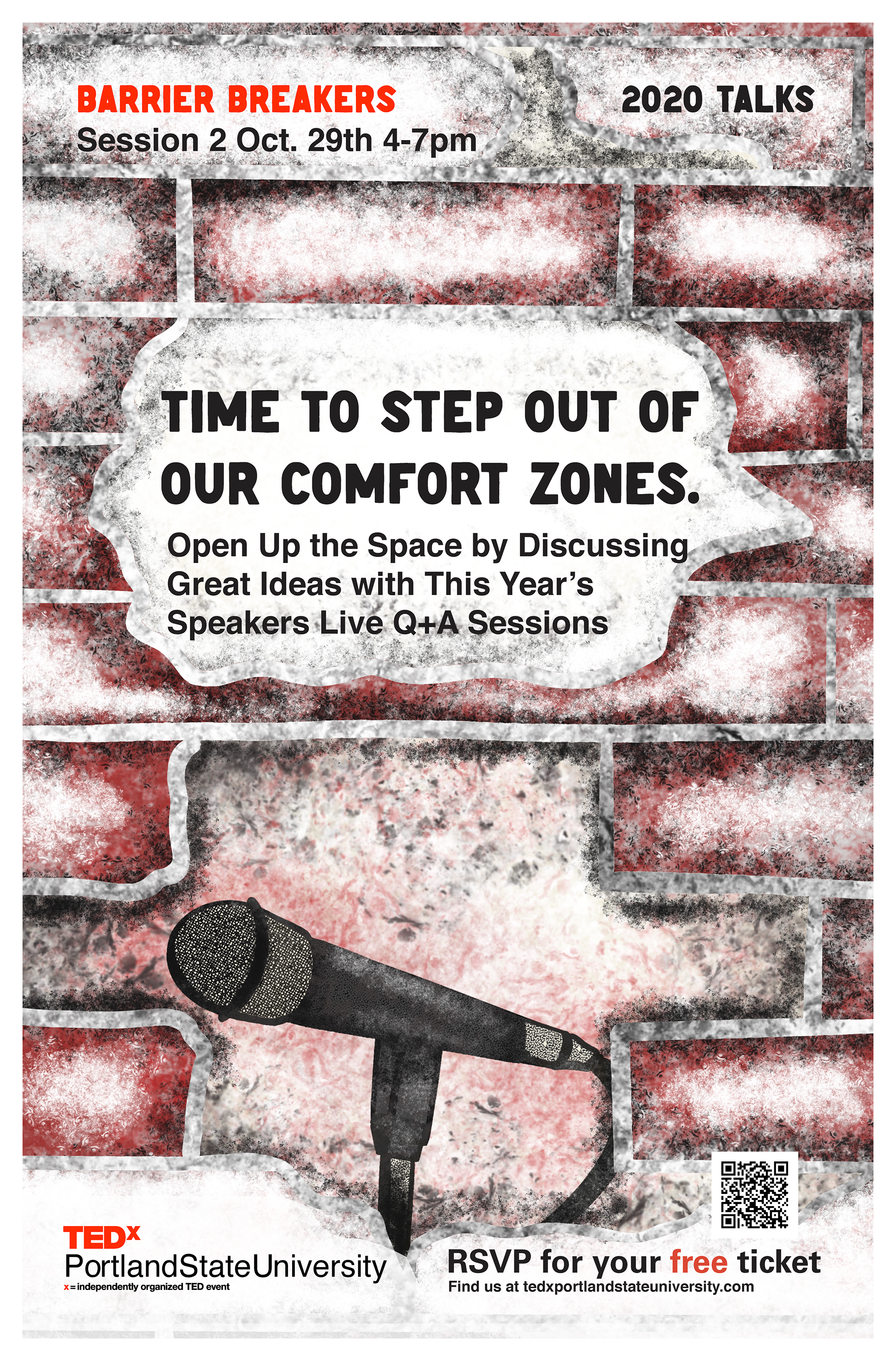 Poster campaign that was posted around the PSU campus