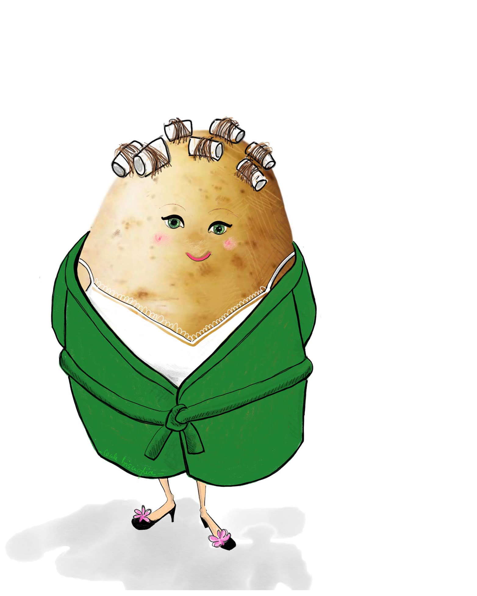 Pomme de Terre en robe de chambre