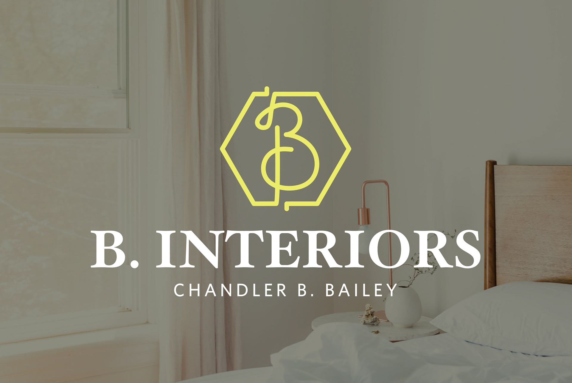 B. Interiors Logo