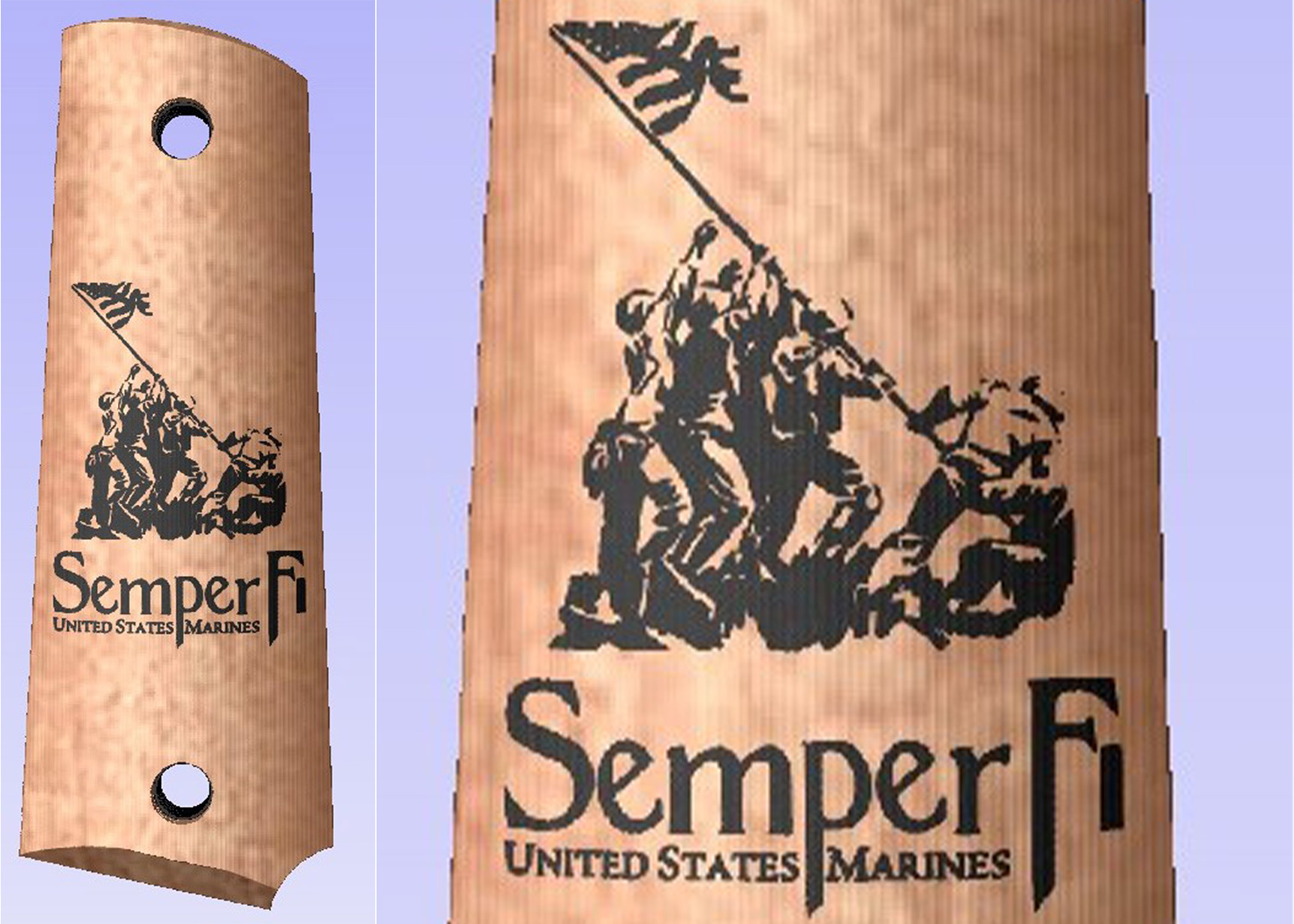 Iwo Jima with Semper Fi