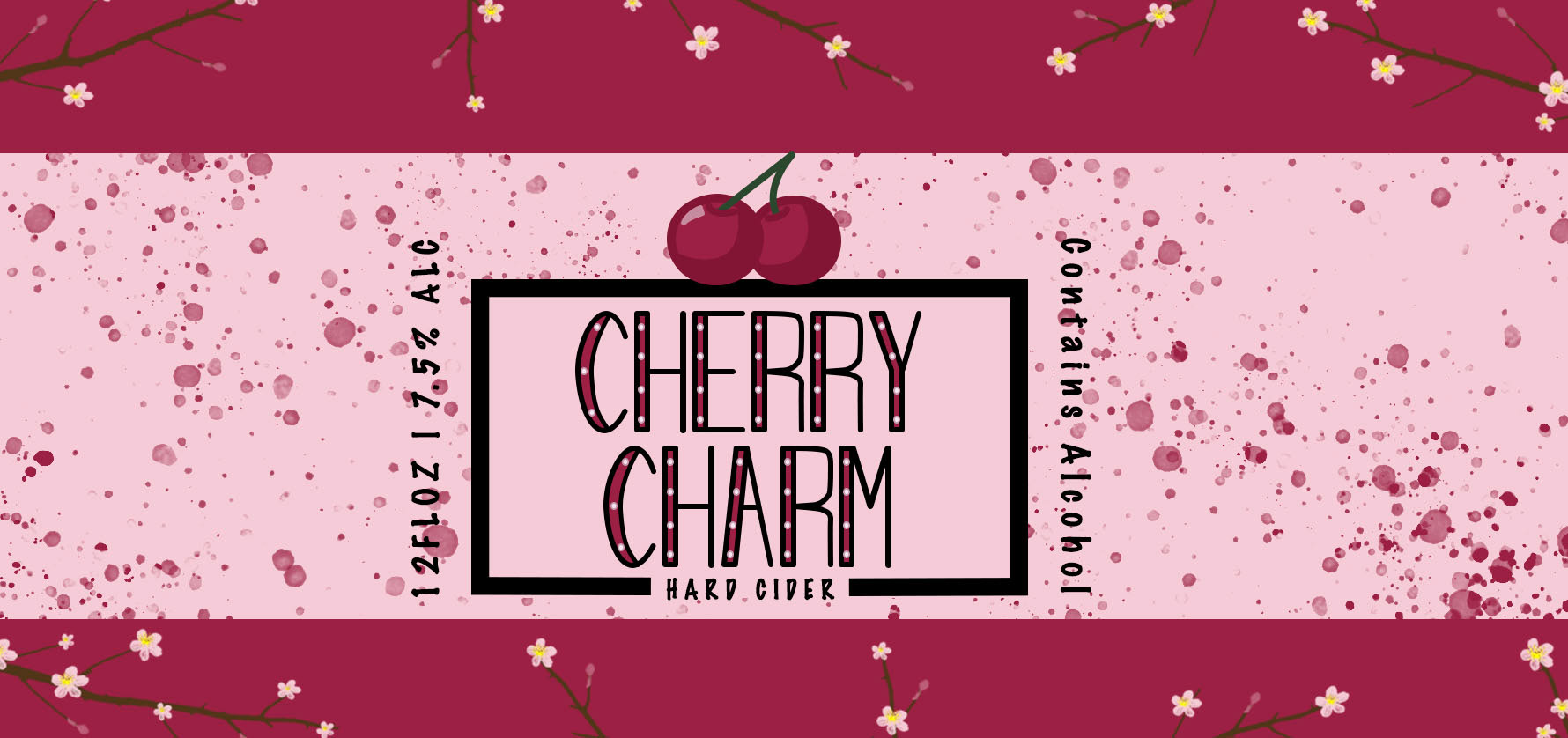 Cherry Charm Label