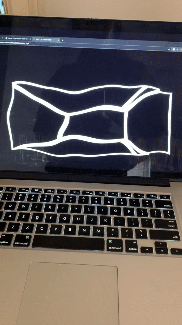 Video projection test