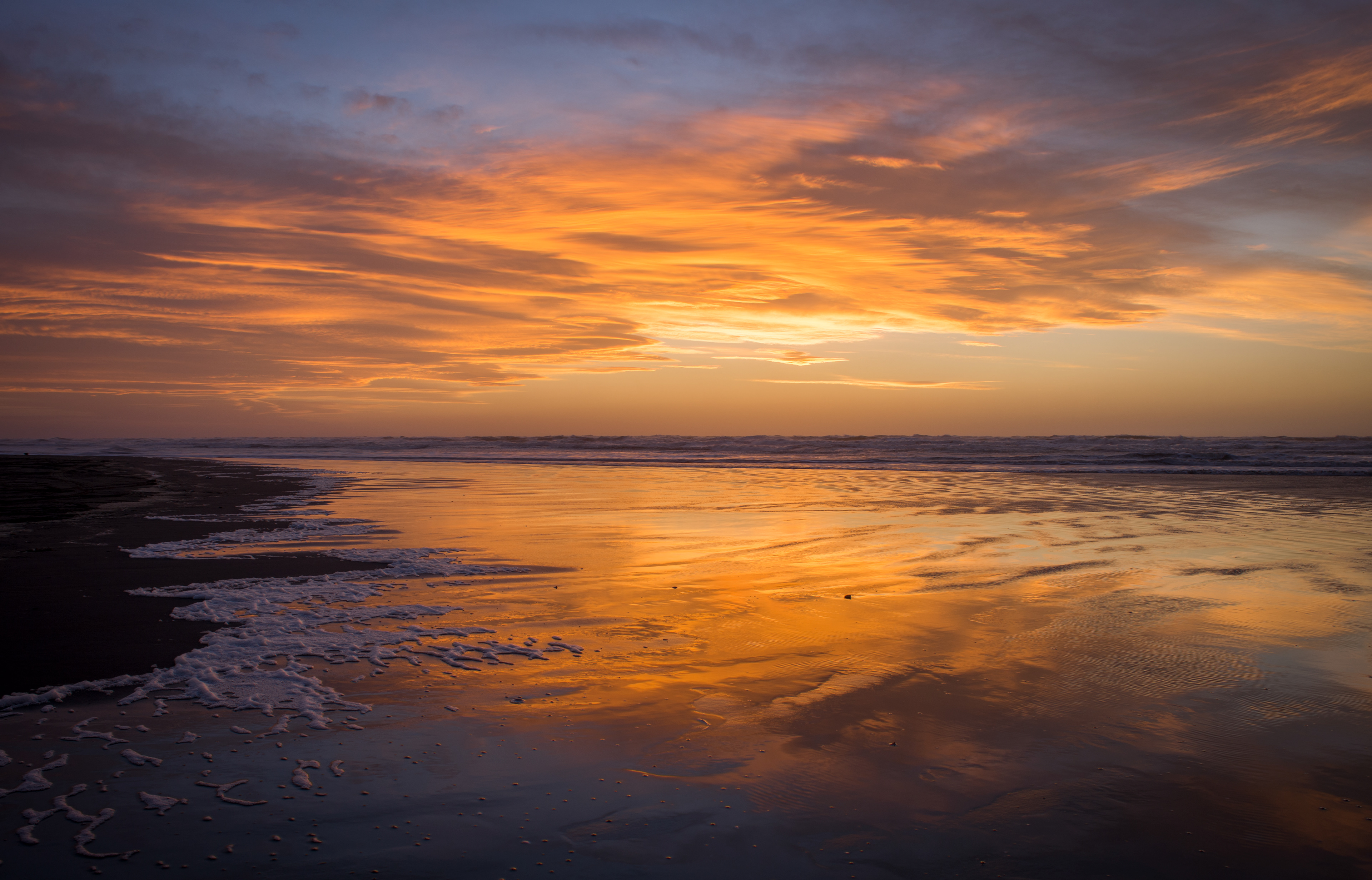 Sunset; Himatangi Beach