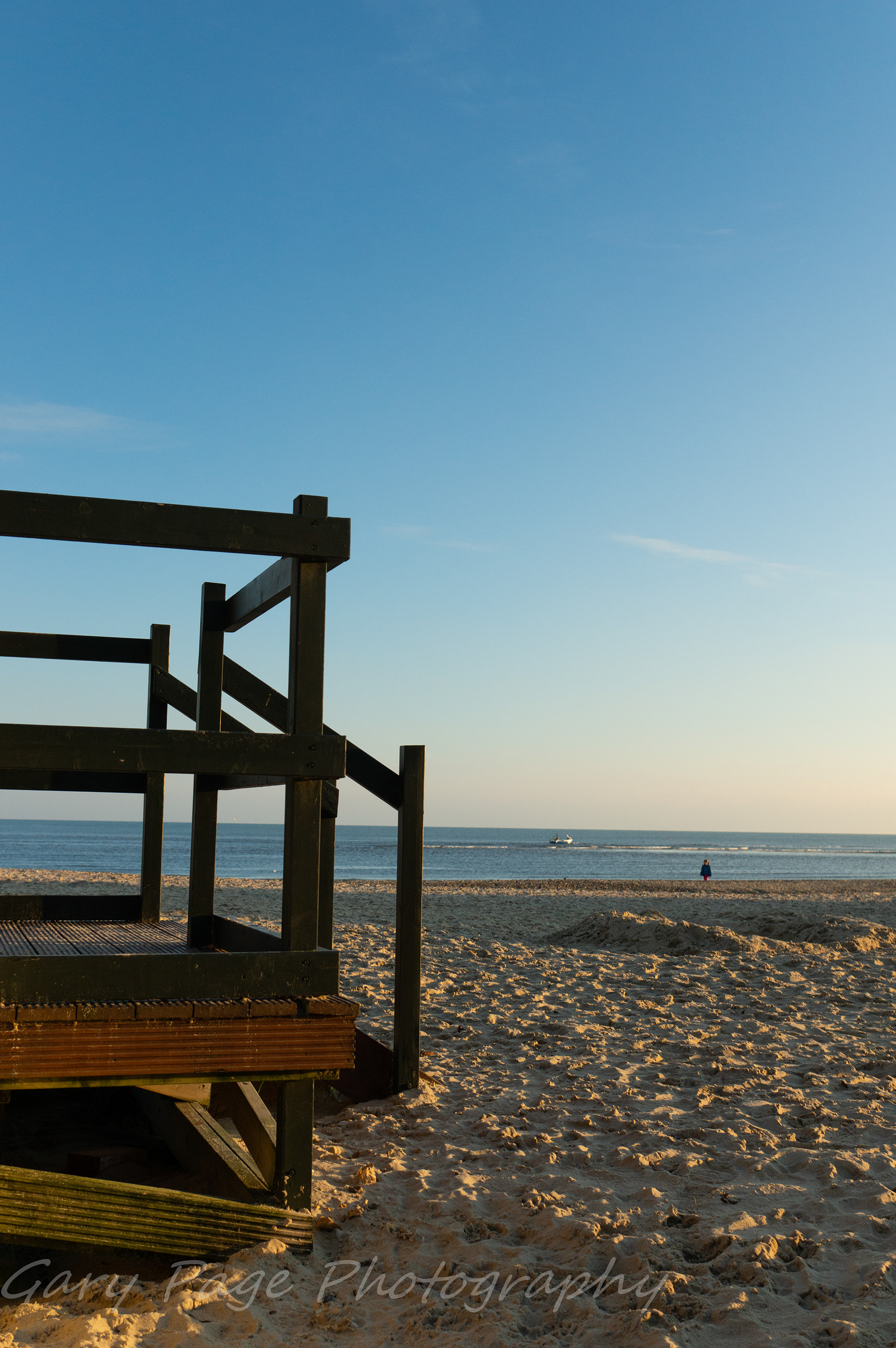 Sunset beach of Mudeford