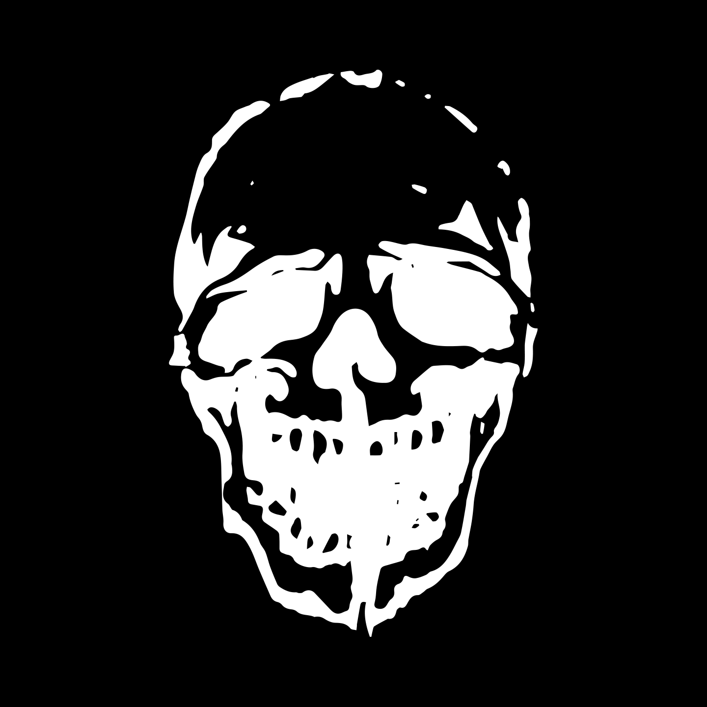 Skull logo mark for Psycho Boys Club.