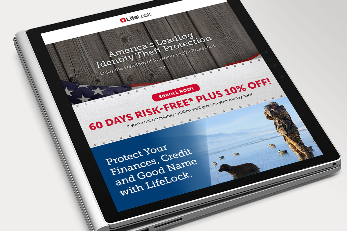 Mark Anthony Munoz LifeLock Partner Campaign: Web Site