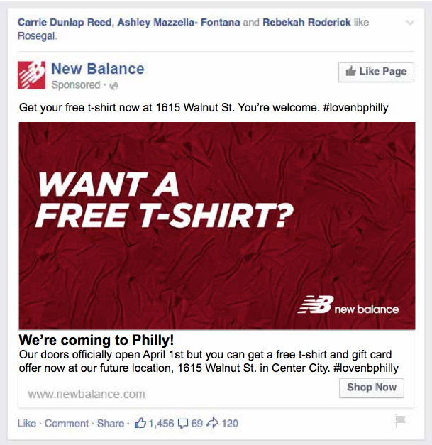 Simone Bilotta Retail New Balance Philadelphia Grand Opening