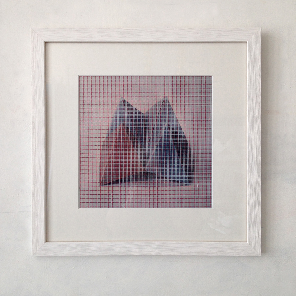 "Oxymores", technique mixte sur papier, 20x20 cm