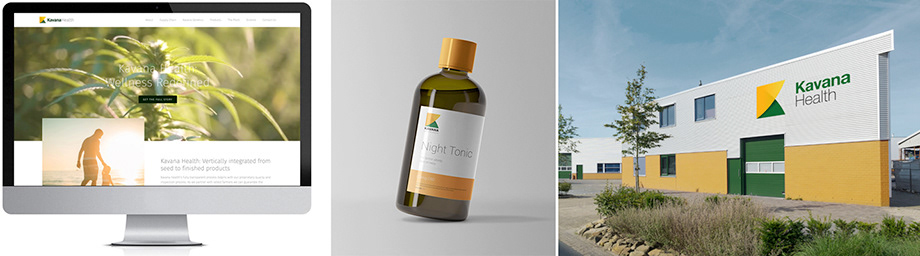 Brand identity Kavana Health, designed by Marc Posch