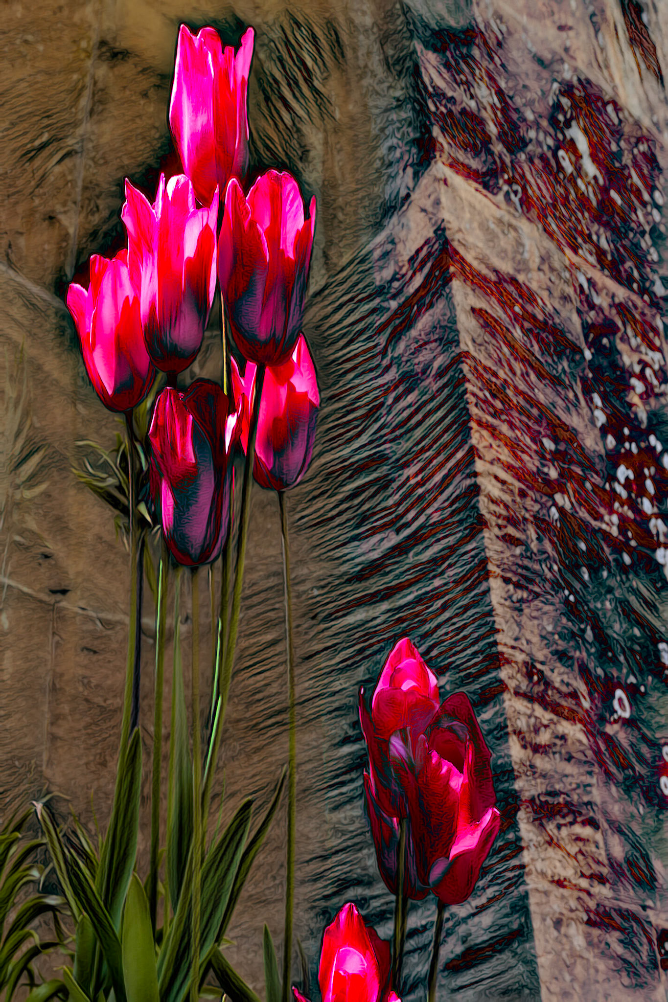 Spring tulips