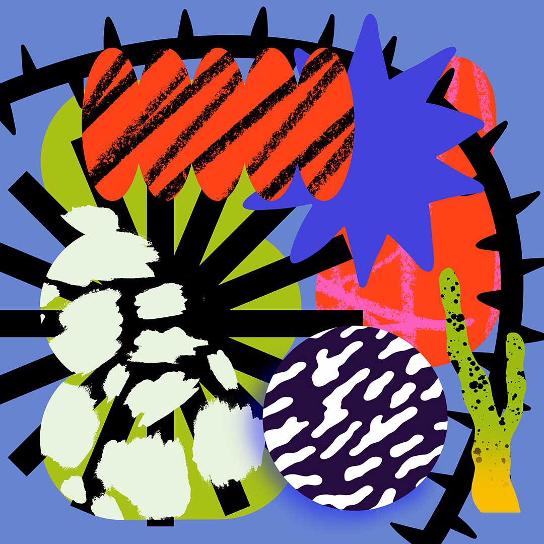 illustration abstract shapes