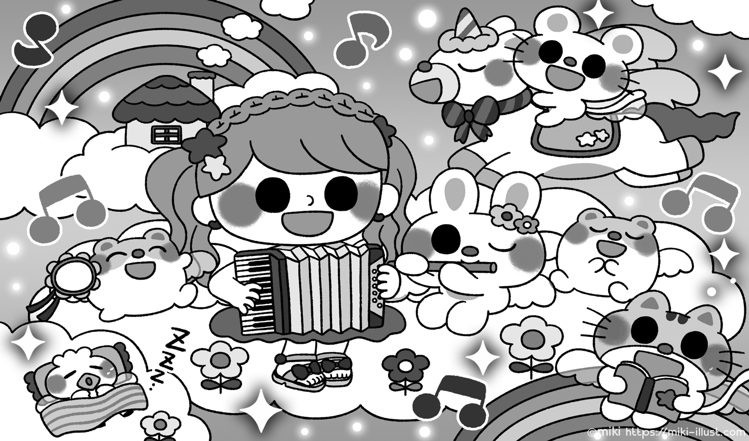 イラストレーター ミキ 幼児 動物 子ども向け 可愛いイラスト Miki Illustration Web Site まちがいさがし 線あり イラストレーター ミキ 幼児 動物 子ども向け 可愛いイラスト Miki Illustration Web Site まちがいさがし 線あり