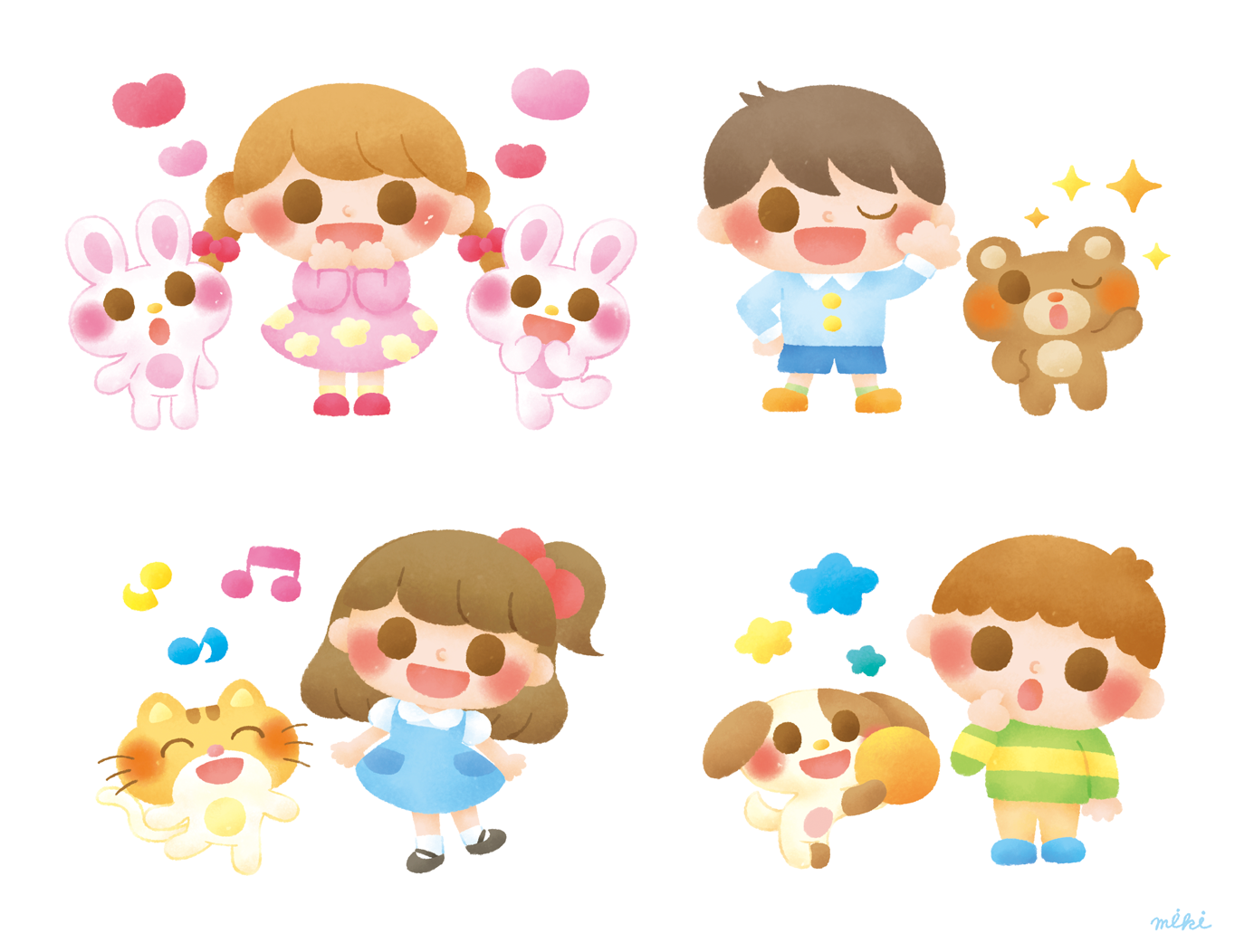 イラストレーター ミキ 幼児 動物 子ども向け 可愛いイラスト Miki Illustration Web Site オリジナル イラストレーター ミキ 幼児 動物 子ども向け 可愛いイラスト Miki Illustration Web Site オリジナル