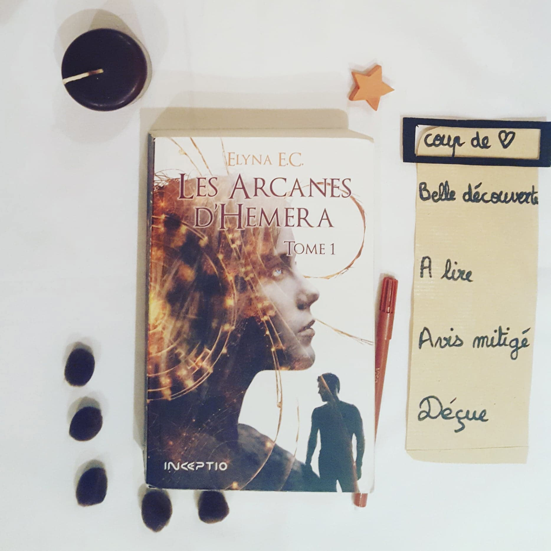 *Tome 1* J'ai eu du mal à admettre qu'il s'agissait du premier roman écrit par l'auteur, je lui tire mon chapeau. J'aimerais savoir comment Elyna EC a pu écrire ce genre de pavé attractif ? 📚 Le début est perturbant, sûrement car je n'ai pas l'habitude de lire du fantasy, donc j'ai parfois eu des incertitudes dans ma lecture : qu'est-ce que le monde d'Hemera ? Il faut réussir à s'imprégner de ce monde particulier. Mais ici, il n'y a pas que de l'action pure, la vie des personnages est le centre du roman. 📚 Une fois lancée dans le récit, je me suis surprise à adorer. On s'attache aux personnages, il y a de l'humour, des sentiments, une touche de jeunesse que j'ai beaucoup appreciée (l'héroïne est jeune et je me suis retrouvée dans son caractère). Les descriptions sont agrémentées de dialogues pertinants. J'en ressors 2 axes principaux : de l'action et des sentiments. Quoi de mieux pour créer un magnifique roman ? 📚 Je brûle d'impatience de commencer le tome 2, mais j'ai d'autres livres à lire en priorité. Je vais tâcher de me dépêcher malgré une PAL débordante. 😅