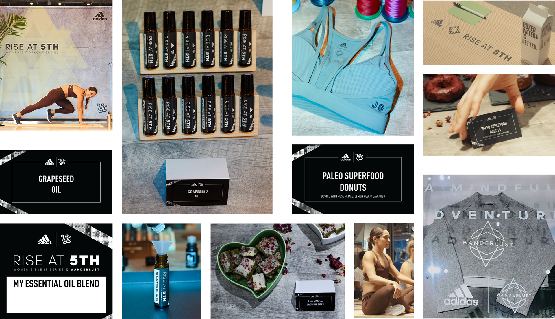 custom roller ball labels, oil cards, yoga mats & apparel