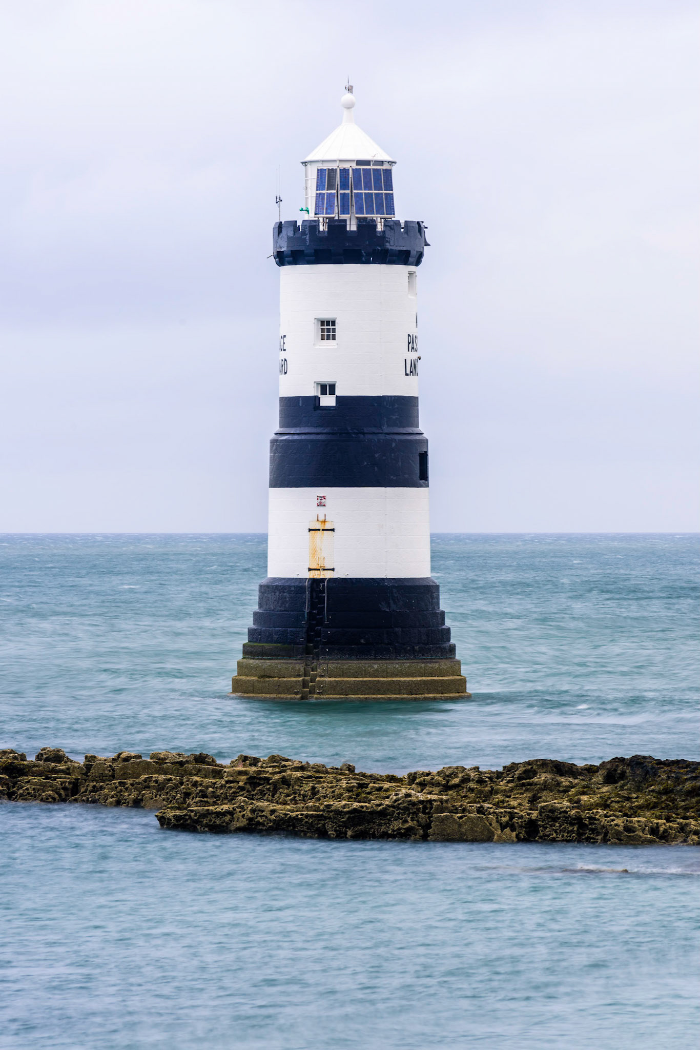 Penmon Lighthouse (Trwyn Du Lighthouse), Penmon, Isle of Anglesey, North Wales, UK