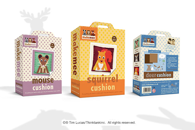 Woodland Animal craft packaging development for Lumoo
