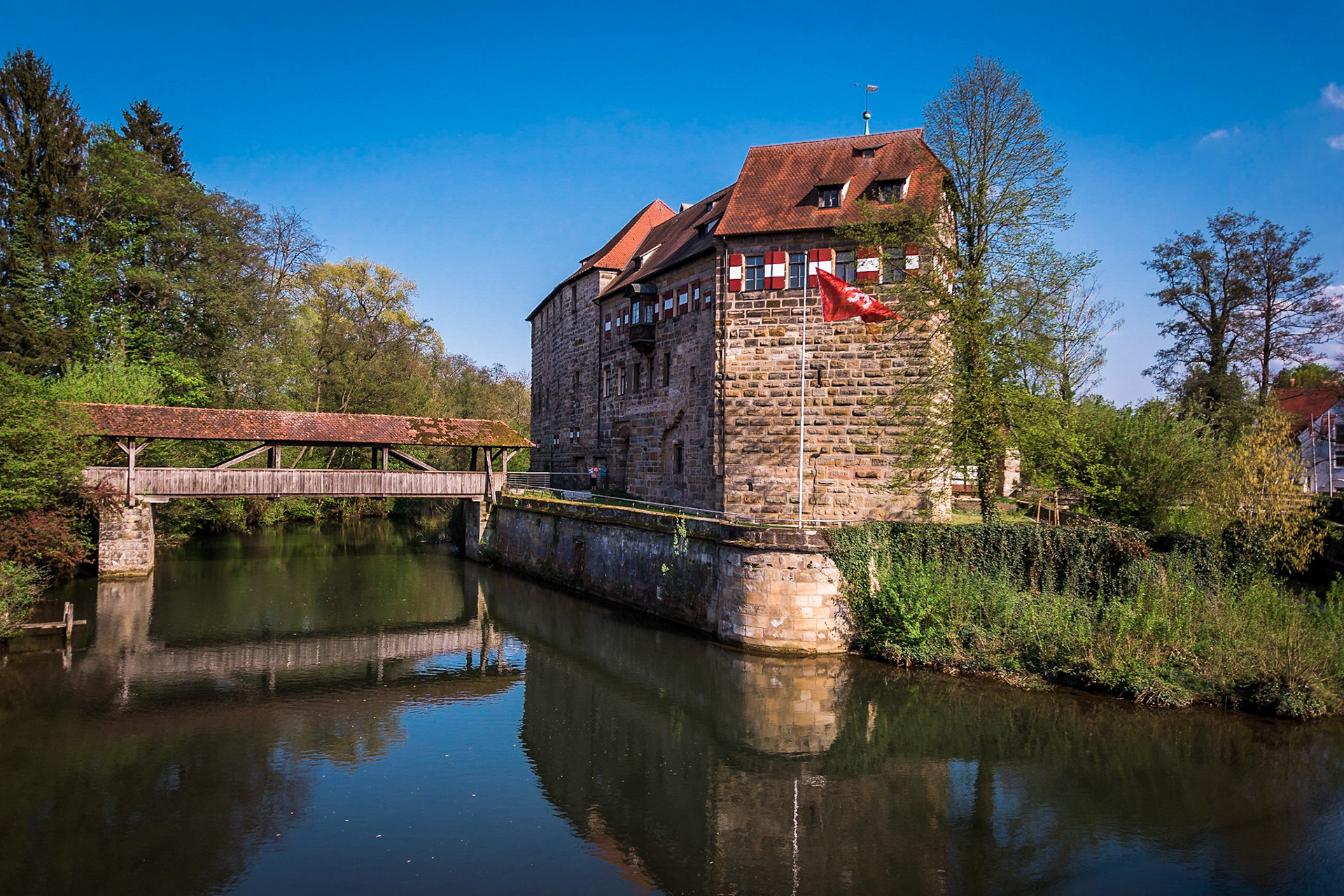 Das Laufer #Wenzelschloss in der Nachmittags-#Sonne