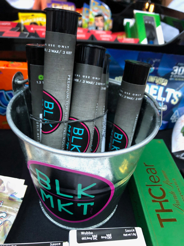 2018 Pre-Roll label on display