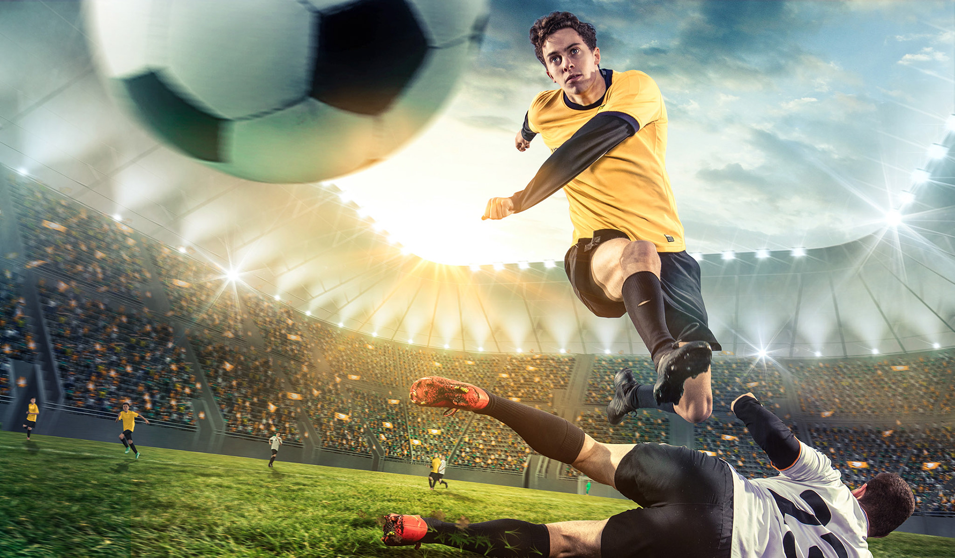 Sport Fotoshooting Fußball