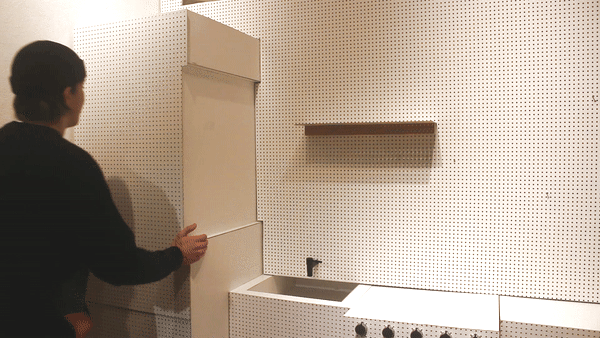 Fridge with doors on both sides