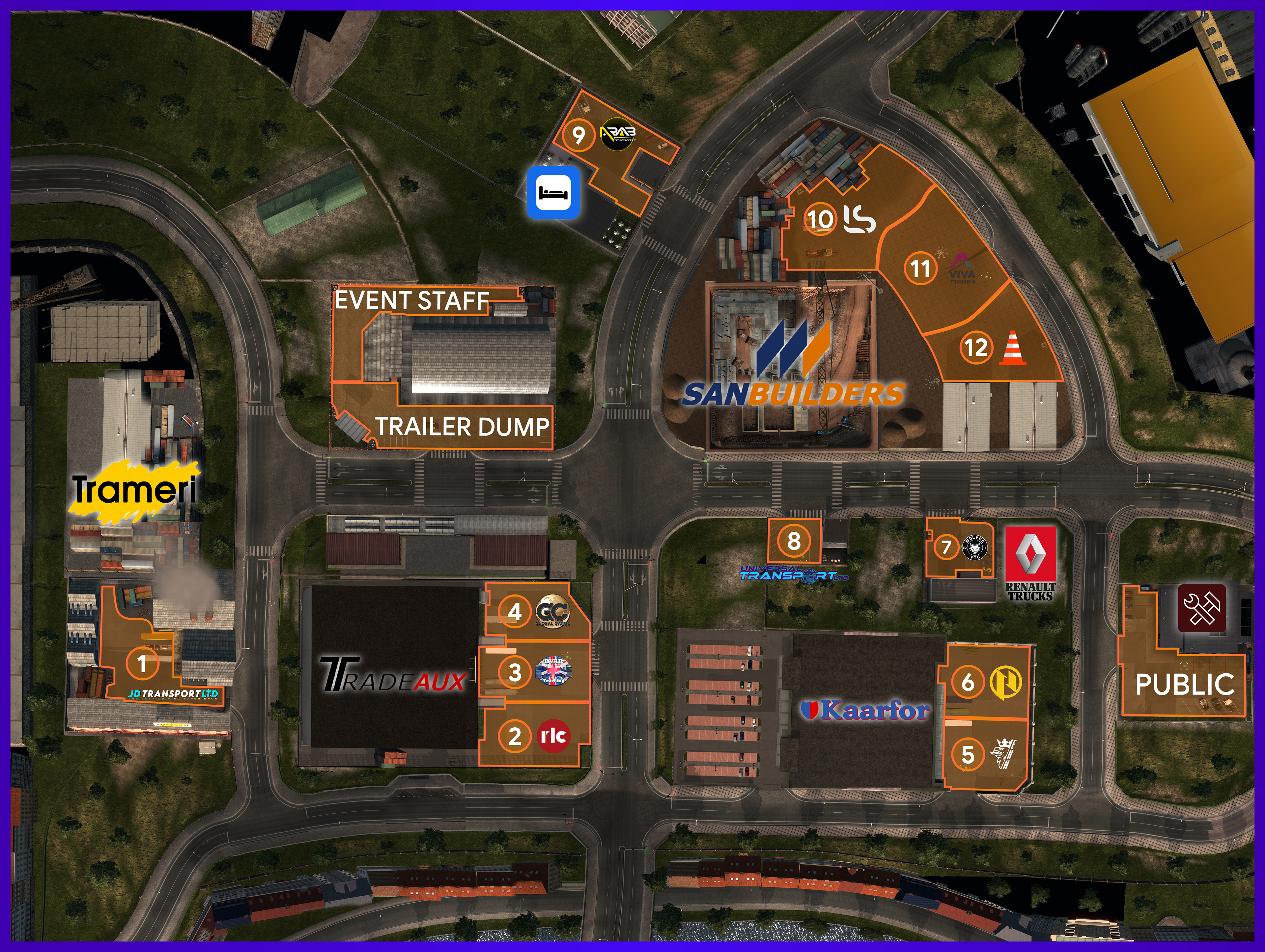 2 Year anniversary truckfest map