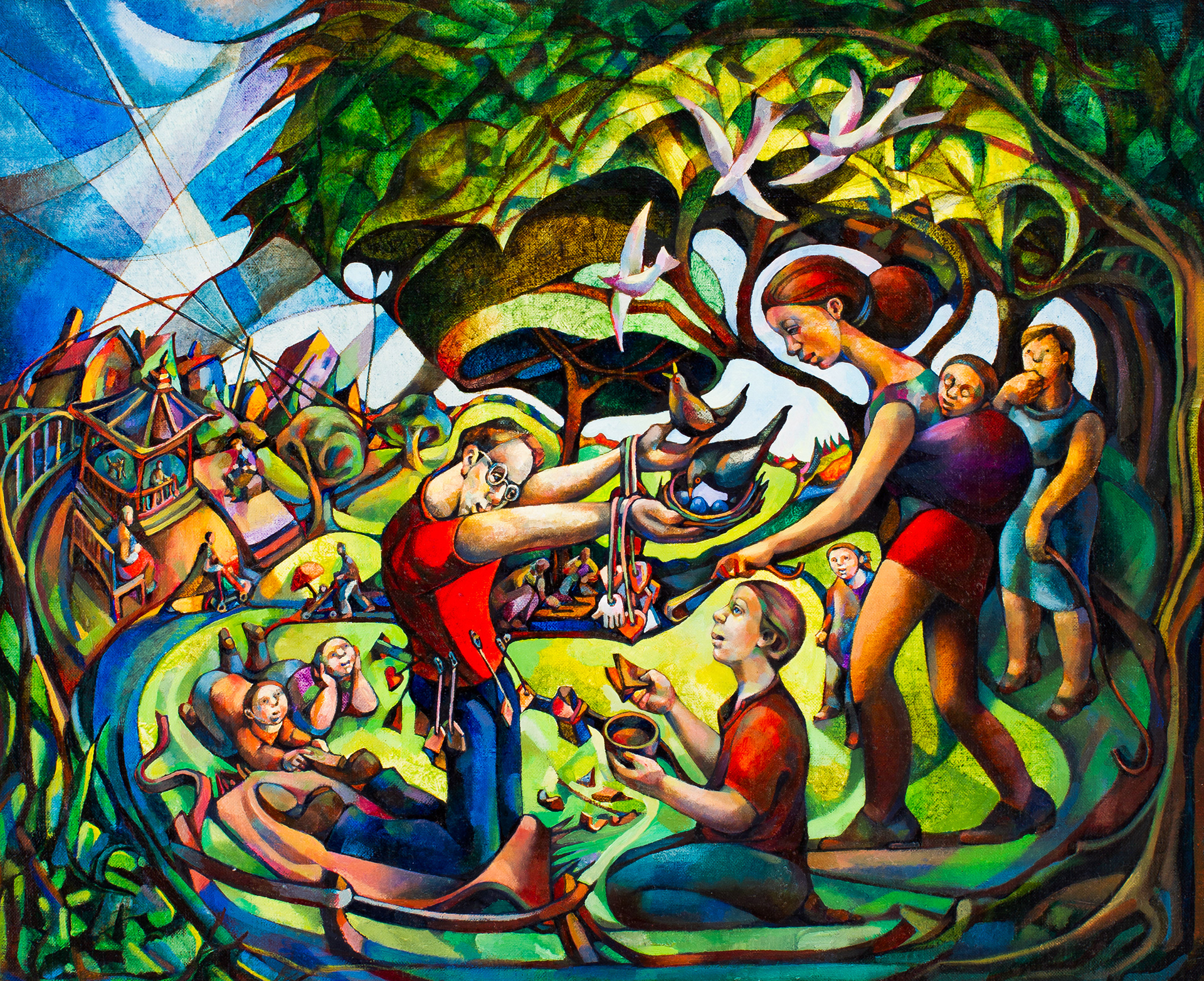 St Kevin and the Blackbird