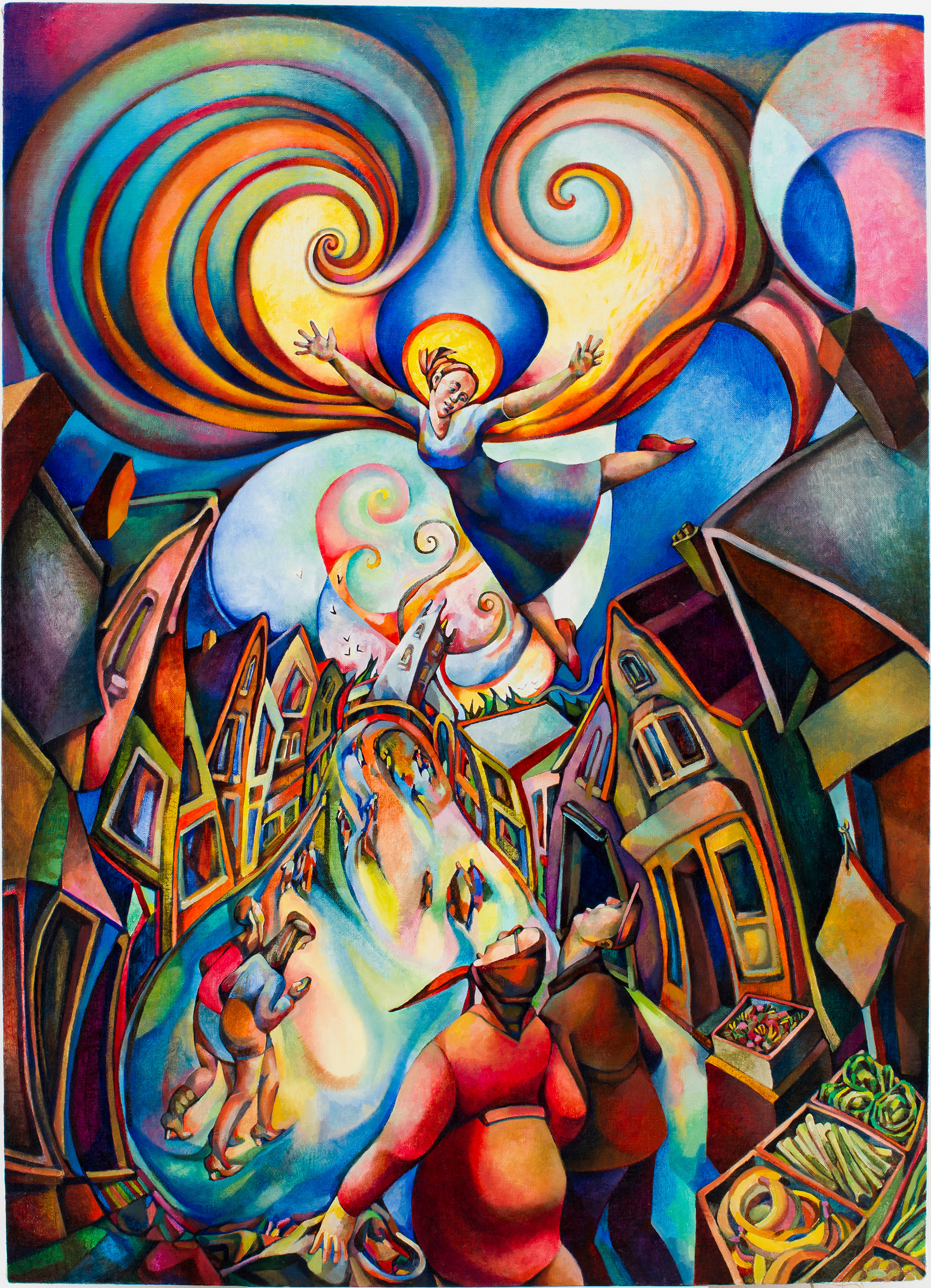 Angel of Bath Street Triptych (Three)