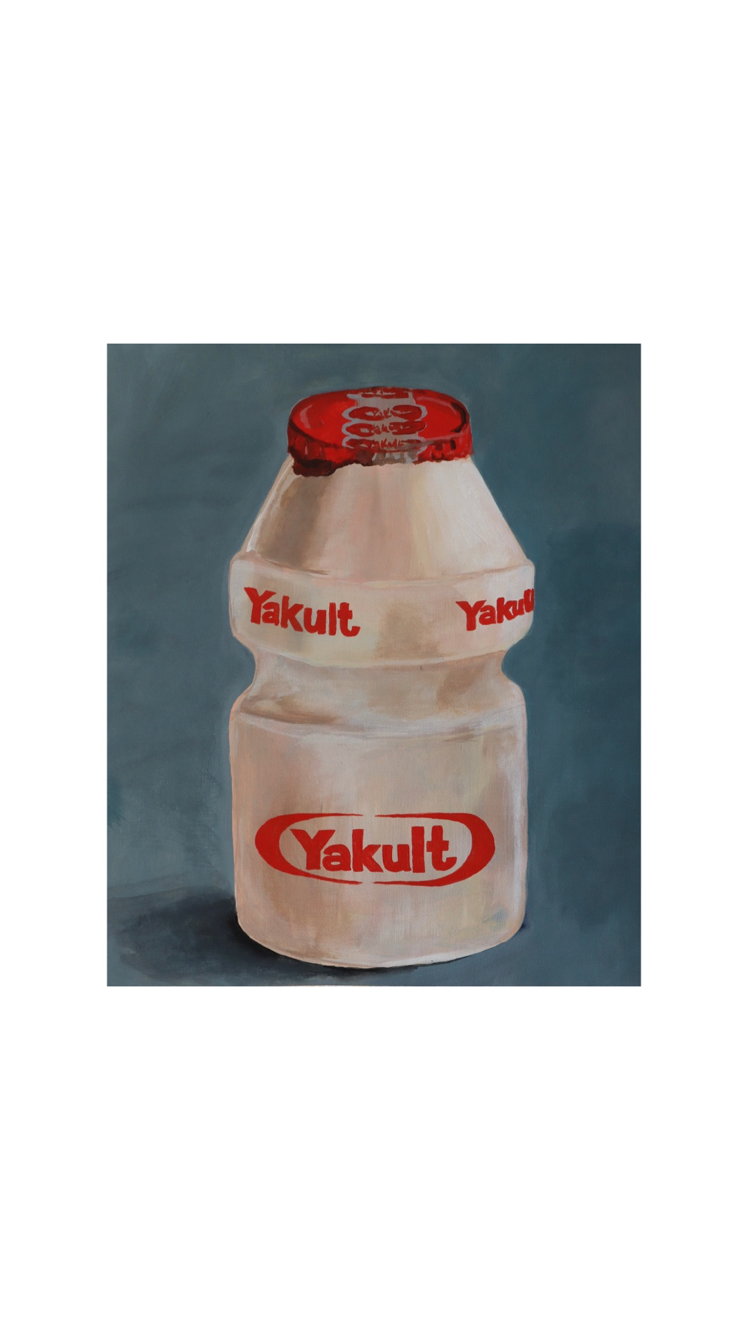 "Probiotic Nostalgia", 2020, acrylic on canvas roll.