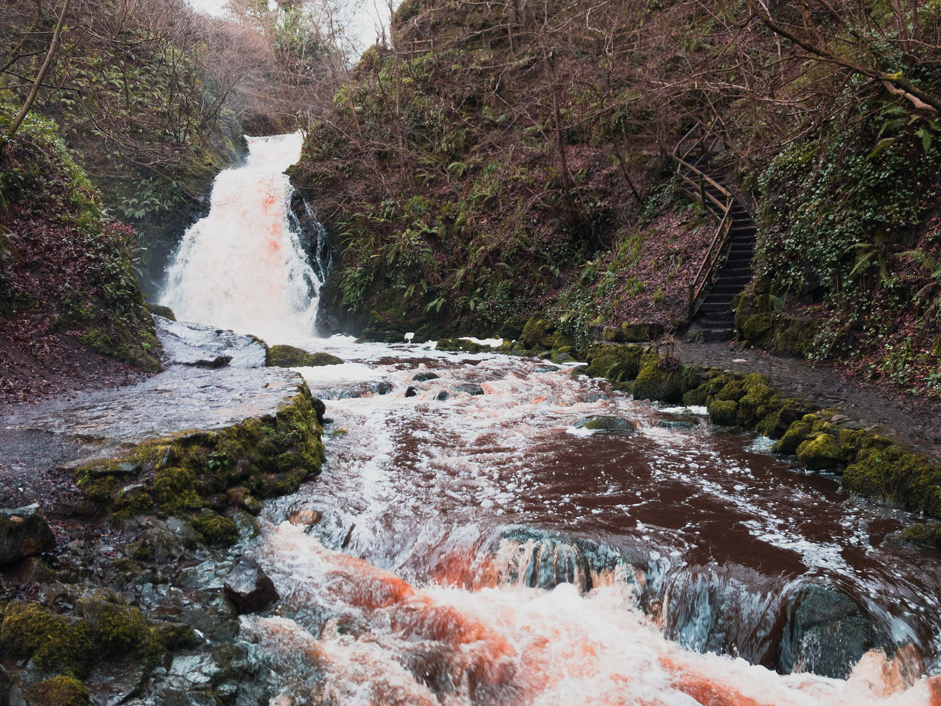 Glenoe Waterfall, County Antrim