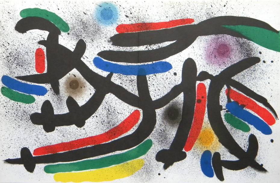 “Composition - Lithographies IX” Lithograph in Colors, c.1972, Image: 15 x 22”, Reference: Mourlot 865, Please Inquire