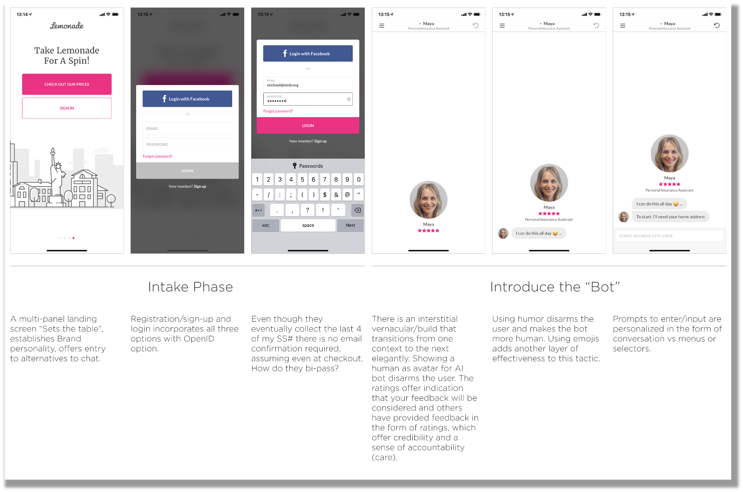 Using market research, the team addressed the feedback per each stage of the journey identified.