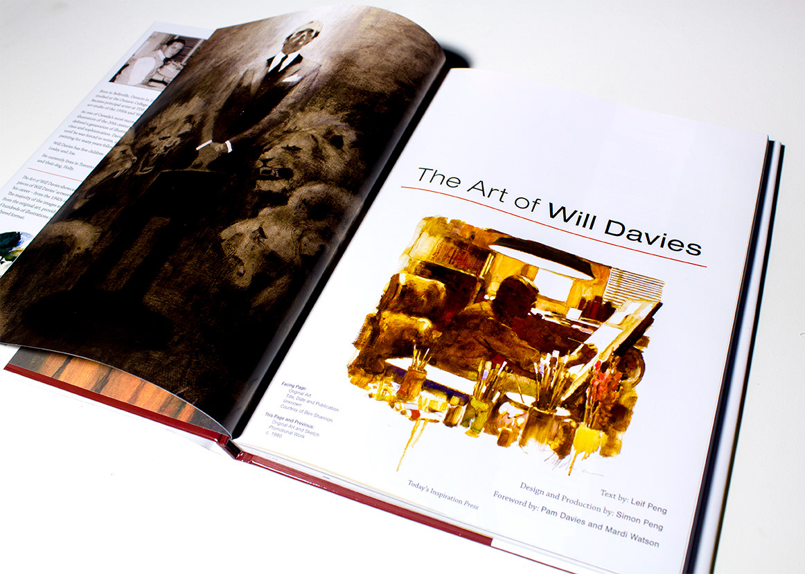 The Art of Will Davies (Sample spread)