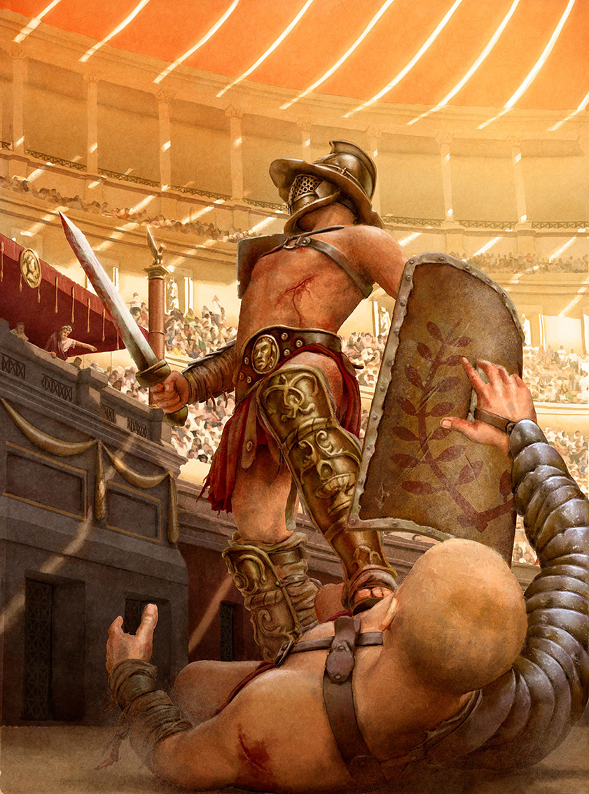 UNA GIORNATA DA GLADIATORE - Pubblicato su Focus Storia N°149