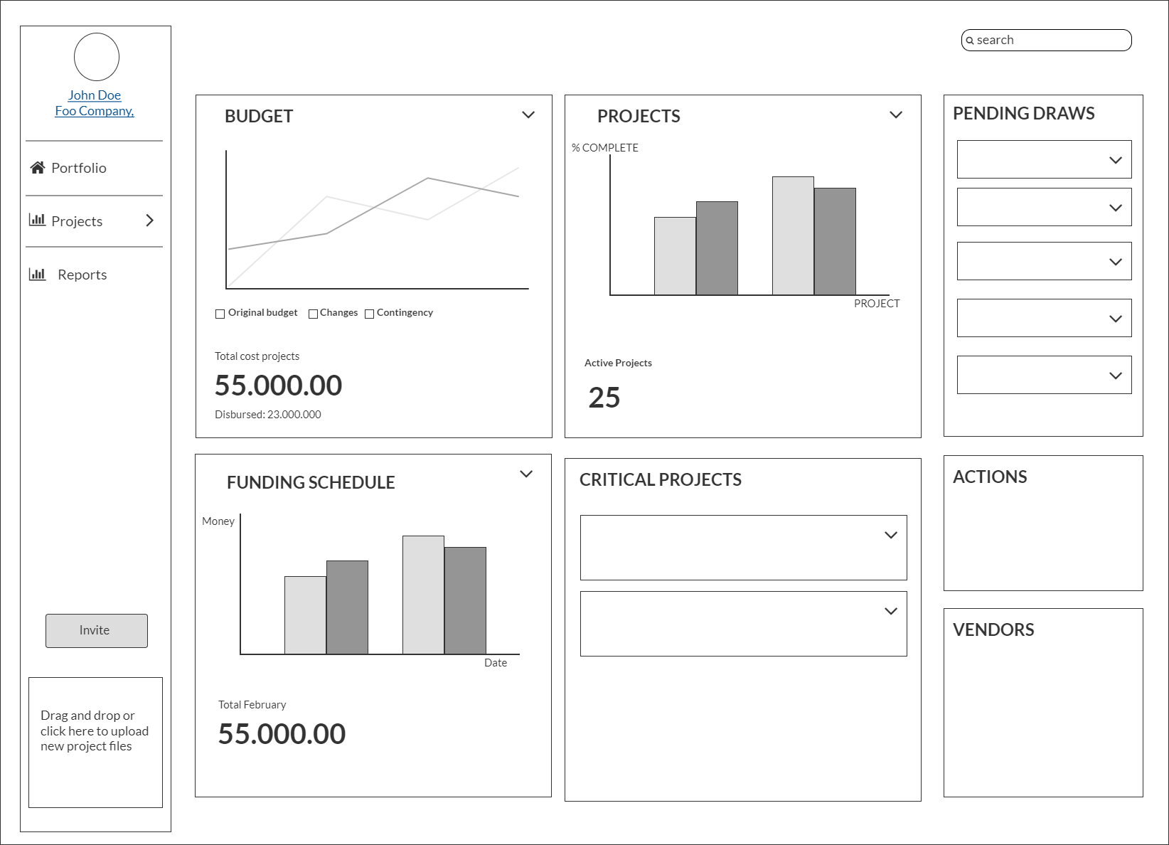 Portfolio view