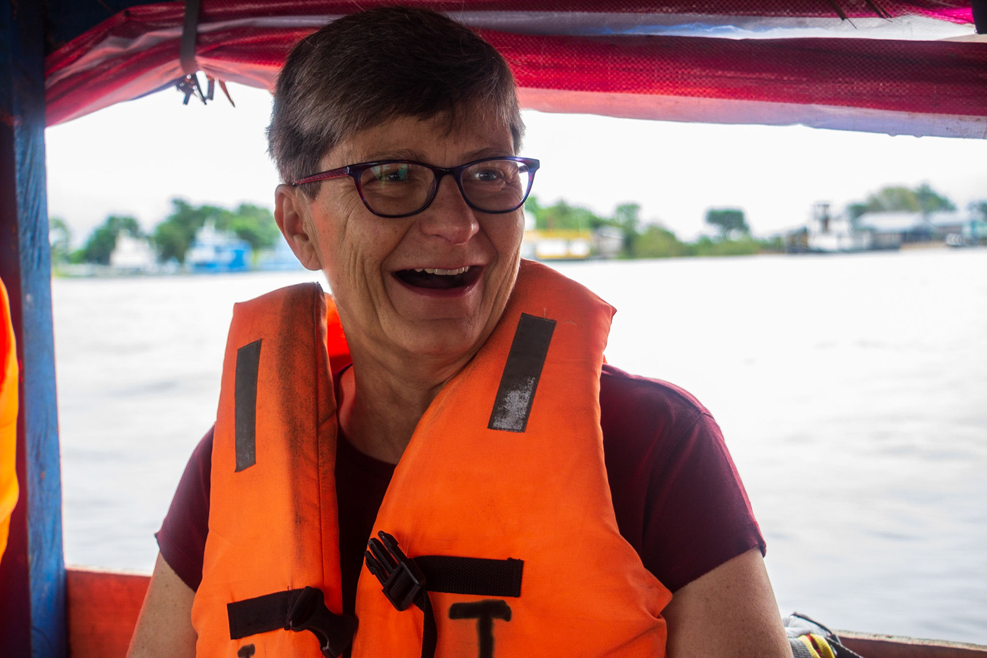 On Nanay River going to Butterfly Farm.