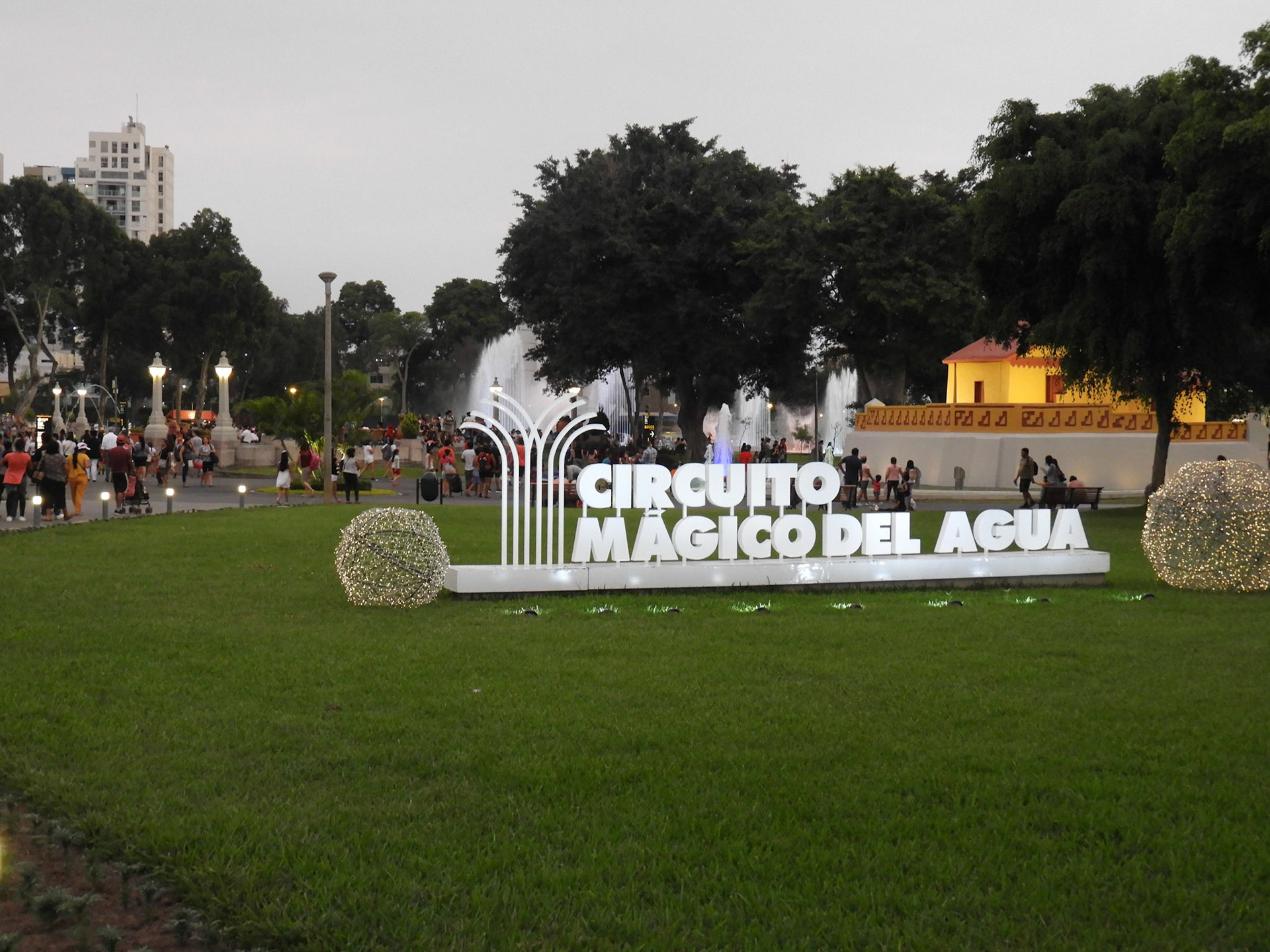 Magic Water Circuit at the Park Reserve in Lima