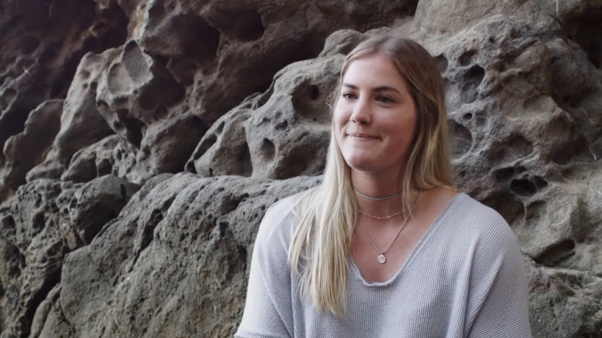 Still pulled from interview with main subject, Sarah Locke
