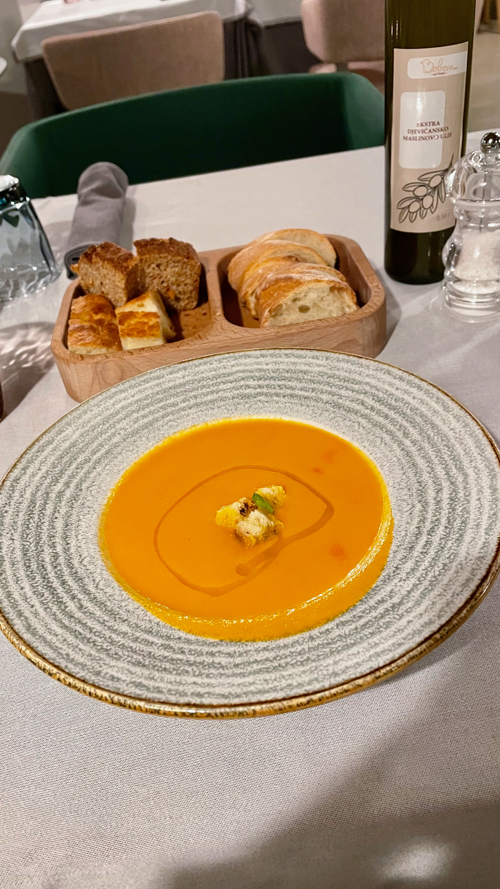 Tomato and Carrot Soup at Boban
