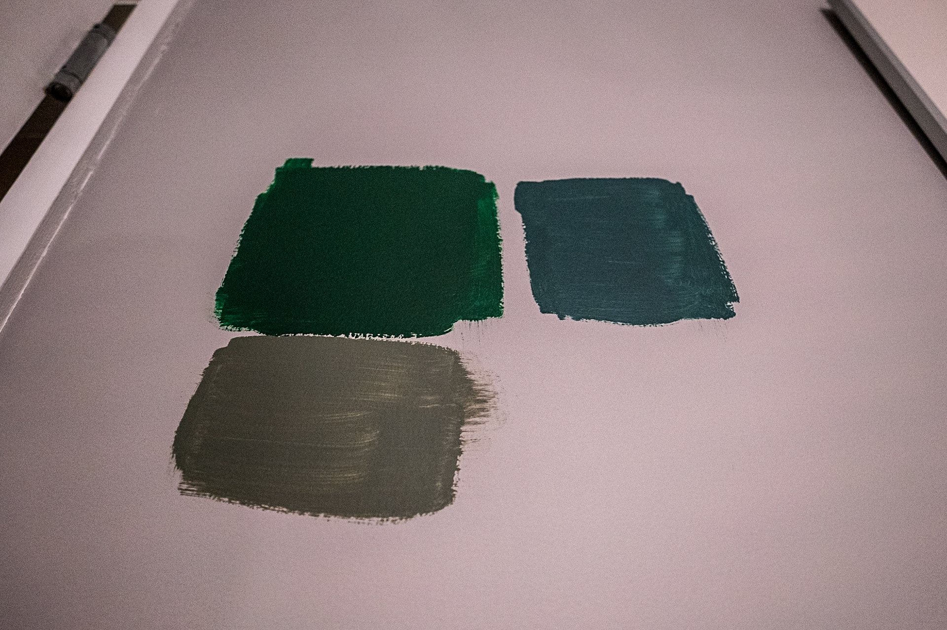 Choosing colors for the front room. None of them made the cut