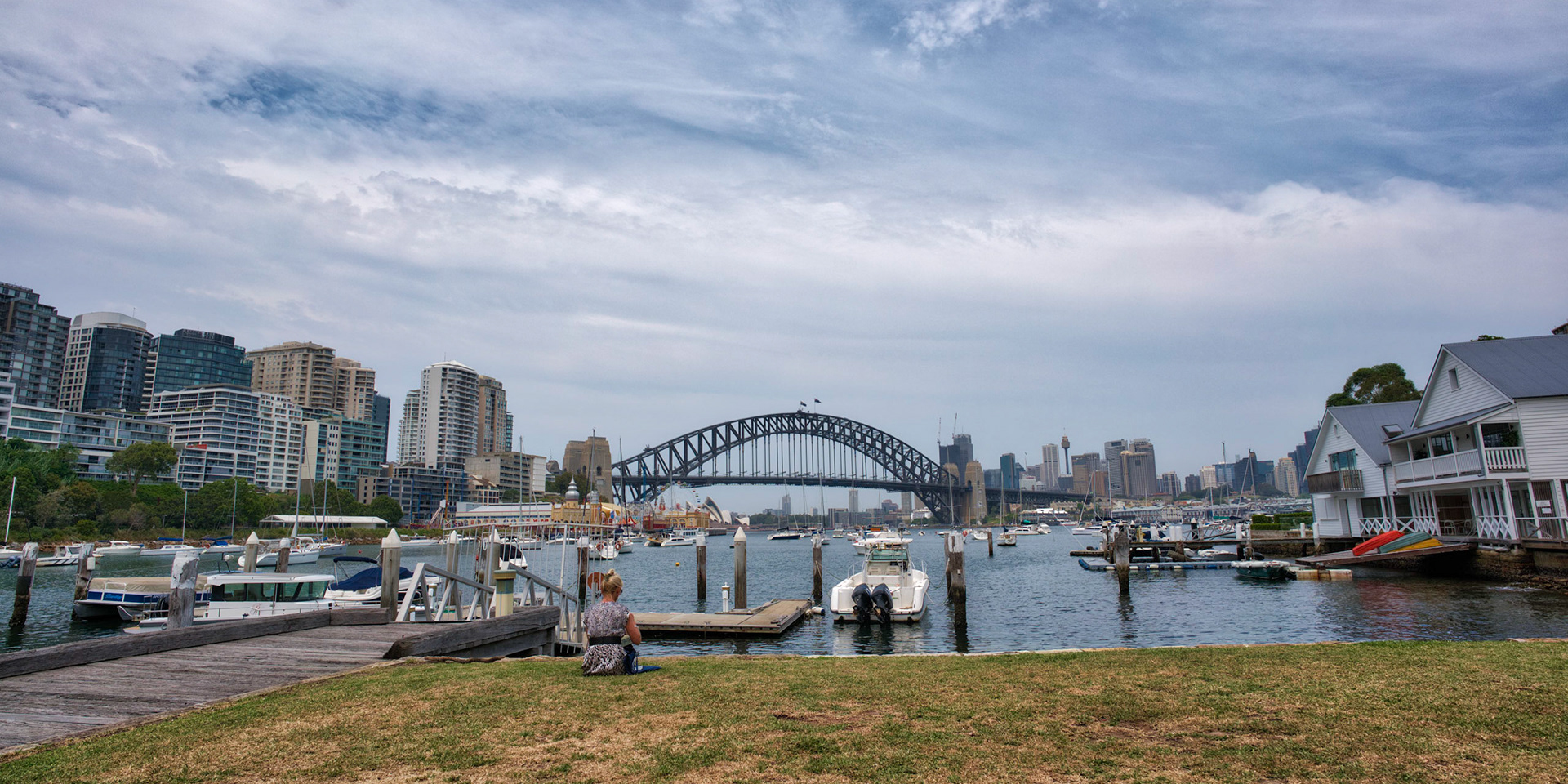 A great day in Sydney today. Saw several parts of the city I had not seen before including this area - Lavender Bay.